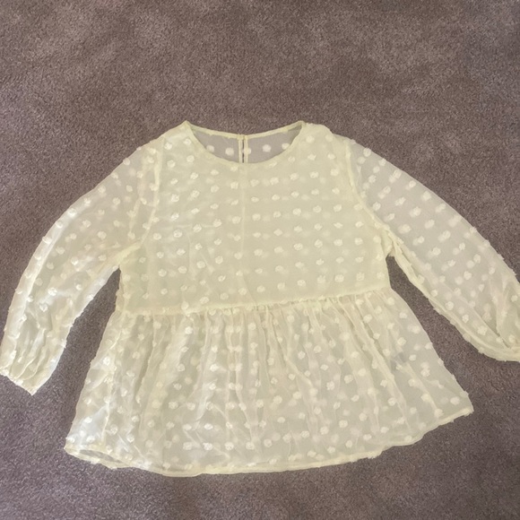 non Tops - Yellow 4X Blouse